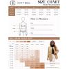 imageCicy Bell Womens Wool Pea Coats Fall Oversized Collarless Blazer Jackets Double Breasted Mid Length Trench CoatWhite