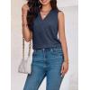 imageCicy Bell Women V Neck Tank Tops Dressy Casual Summer Loose Fit Sleeveless Shirts BlouseNavy
