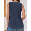 imageCicy Bell Women V Neck Tank Tops Dressy Casual Summer Loose Fit Sleeveless Shirts BlouseNavy