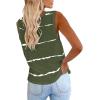 imageCicy Bell Womens Casual Tank Tops Crewneck Sleeveless Summer Cotton Tee ShirtsZ3army Green