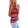 imageCicy Bell Womens Casual Tank Tops Crewneck Sleeveless Summer Cotton Tee ShirtsZ3burgundy