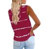 imageCicy Bell Womens Casual Tank Tops Crewneck Sleeveless Summer Cotton Tee ShirtsZ3burgundy