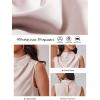 imageCicy Bell Womens Mock Neck Satin Tank Tops Sleeveless Ruched Dressy Casual Summer Shirt BlousesPink