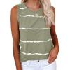 imageCicy Bell Womens Casual Tank Tops Crewneck Sleeveless Summer Cotton Tee ShirtsZ3grass Green