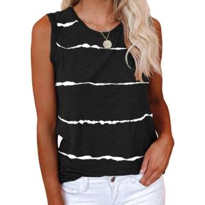 imageCicy Bell Womens Casual Tank Tops Crewneck Sleeveless Summer Cotton Tee ShirtsZ3black