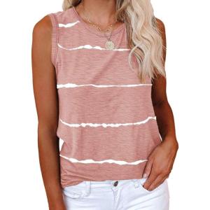 imageCicy Bell Womens Casual Tank Tops Crewneck Sleeveless Summer Cotton Tee ShirtsZ3zpink
