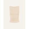 imageCicy Bell Womens Boat Neck Tank Tops Summer Tight Ruched Sleeveless ShirtsApricot