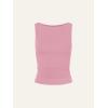 imageCicy Bell Womens Boat Neck Tank Tops Summer Tight Ruched Sleeveless ShirtsPink