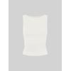 imageCicy Bell Womens Boat Neck Tank Tops Summer Tight Ruched Sleeveless ShirtsWhite