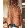 imageCicy Bell Womens Open Front Chunky Knit Cardigan Loose Lantern Sleeve Oversized Sweater CoatsKhaki