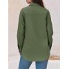 imageCicy Bell Womens Button Down Shirts Long Sleeve Blouses Casual Tunics Tops with Pocket Army Green XXLarge