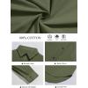 imageCicy Bell Womens Button Down Shirts Long Sleeve Blouses Casual Tunics Tops with Pocket Army Green XXLarge