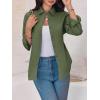 imageCicy Bell Womens Button Down Shirts Long Sleeve Blouses Casual Tunics Tops with Pocket Army Green XXLarge