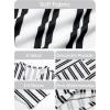 imageCicy Bell Womens Oversized Striped Shirts 34 Sleeve V Neck Loose Fit Tunic Tops Dressy Casual BlouseBlack