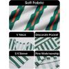 imageCicy Bell Womens Oversized Striped Shirts 34 Sleeve V Neck Loose Fit Tunic Tops Dressy Casual BlouseGreen