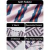 imageCicy Bell Womens Oversized Striped Shirts 34 Sleeve V Neck Loose Fit Tunic Tops Dressy Casual BlousePink
