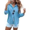 imageCicy Bell Womens Striped Button Down Shirts Oversized Long Sleeve Casual Blouses Color Block Fall TopsBlue