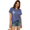 imageCicy Bell Womens Dandelion Print T Shirts Cute Graphic Tees Short Sleeve Summer Cotton Tee TopsBlue