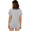 imageCicy Bell Womens Dandelion Print T Shirts Cute Graphic Tees Short Sleeve Summer Cotton Tee TopsGrey