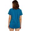 imageCicy Bell Womens Dandelion Print T Shirts Cute Graphic Tees Short Sleeve Summer Cotton Tee TopsSea Blue
