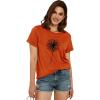 imageCicy Bell Womens Dandelion Print T Shirts Cute Graphic Tees Short Sleeve Summer Cotton Tee TopsZorangered