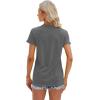 imageCicy Bell Womens T Shirts Short Sleeve Tees Sunflower Graphic Loose Summer TopsDark Grey