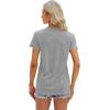 imageCicy Bell Womens T Shirts Short Sleeve Tees Sunflower Graphic Loose Summer TopsGrey