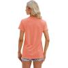 imageCicy Bell Womens T Shirts Short Sleeve Tees Sunflower Graphic Loose Summer TopsOrange