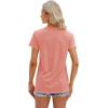 imageCicy Bell Womens T Shirts Short Sleeve Tees Sunflower Graphic Loose Summer TopsPink