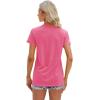 imageCicy Bell Womens T Shirts Short Sleeve Tees Sunflower Graphic Loose Summer TopsRose Red