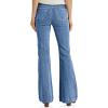 imageCicy Bell Womens High Waisted Flare Jeans Stretch Bell Bottom Wide Leg Denim PantJean Blue