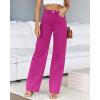 imageCicy Bell Womens High Waisted Jeans Boyfriend Baggy Straight Leg Casual Denim Pants with PocketsRose Red