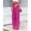 imageCicy Bell Womens High Waisted Jeans Boyfriend Baggy Straight Leg Casual Denim Pants with PocketsRose Red