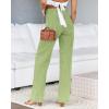 imageCicy Bell Womens High Waisted Jeans Boyfriend Baggy Straight Leg Casual Denim Pants with PocketsTender Green
