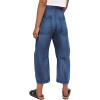 imageCicy Bell Womens Boyfriend Jeans Cropped Mid Rise Button Fly Trendy Ankle Harem Jeans with PocketsNavy