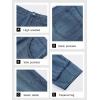 imageCicy Bell Womens Capri Barrel Jeans Boyfriend High Waisted Loose Cropped Ankle Denim PantsBlue