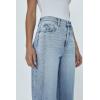 imageCicy Bell Womens Capri Barrel Jeans Boyfriend High Waisted Loose Cropped Ankle Denim PantsLight Blue