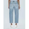 imageCicy Bell Womens Capri Barrel Jeans Boyfriend High Waisted Loose Cropped Ankle Denim PantsLight Blue