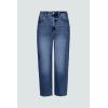imageCicy Bell Womens Capri Barrel Jeans Boyfriend High Waisted Loose Cropped Ankle Denim PantsNavy