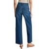 imageCicy Bell Womens High Waisted Baggy Jeans Wide Leg Stretch Vintage Denim Pants with Front PocketsBlue
