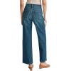 imageCicy Bell Womens High Waisted Baggy Jeans Wide Leg Stretch Vintage Denim Pants with Front PocketsJean Blue