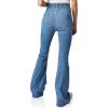 imageCicy Bell Womens High Waisted Flare Jeans Bell Bottom Casual Stretch Curvy Bootcut Retro Button Fly Denim Pants Blue 10