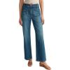 imageCicy Bell Womens High Waisted Baggy Jeans Wide Leg Stretch Vintage Denim Pants with Front PocketsJean Blue