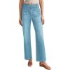 imageCicy Bell Womens High Waisted Baggy Jeans Wide Leg Stretch Vintage Denim Pants with Front PocketsLight Blue