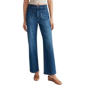 imageCicy Bell Womens High Waisted Baggy Jeans Wide Leg Stretch Vintage Denim Pants with Front PocketsBlue