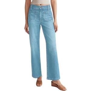 imageCicy Bell Womens High Waisted Baggy Jeans Wide Leg Stretch Vintage Denim Pants with Front PocketsLight Blue