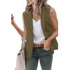imageCicy Bell Womens Casual Blazer Short Sleeve Lapel Open Front Work Office JacketZarmy Green