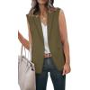 imageCicy Bell Womens Casual Blazer Short Sleeve Lapel Open Front Work Office JacketZarmy Green