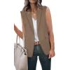 imageCicy Bell Womens Casual Blazer Short Sleeve Lapel Open Front Work Office JacketZkhaki