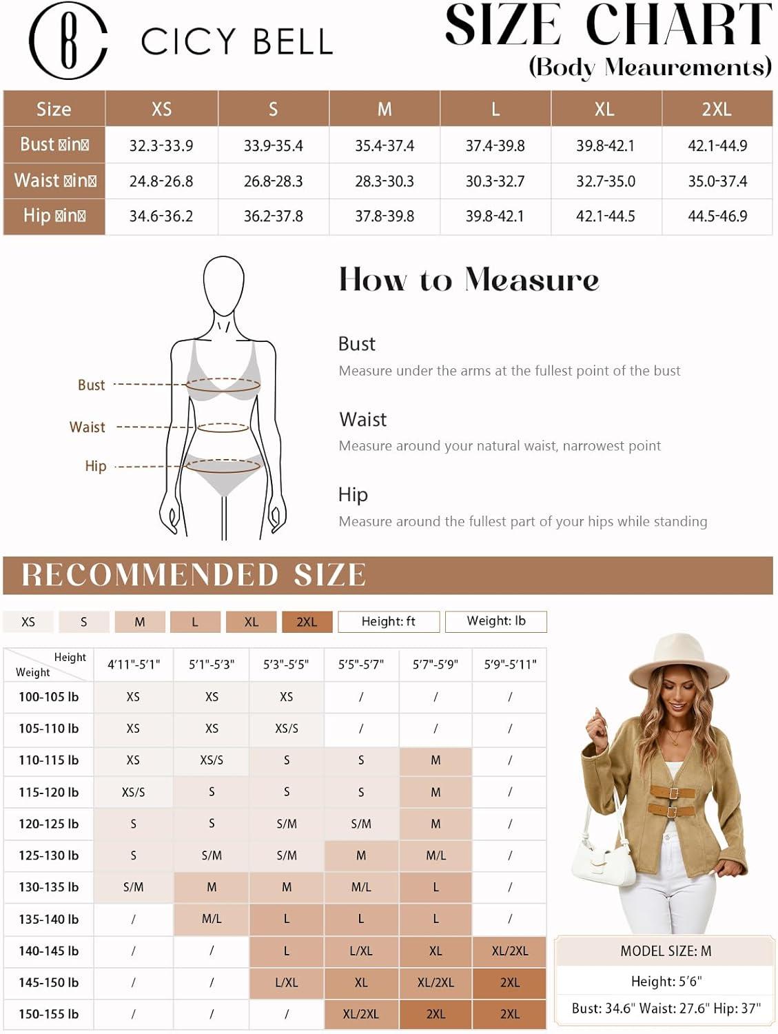 imageCicy Bell Womens Cropped Pea Coat V Neck Short Wool Jackets Vintage Casual Y2K Fall Open Front Blazer with BuckleGrey